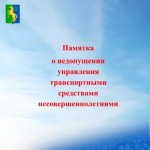 Управление транспортом несовершеннолетними лицами создает угрозу, как для самих подростков, так и для окружающих.