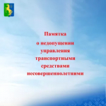 Управление транспортом несовершеннолетними лицами создает угрозу, как для самих подростков, так и для окружающих.